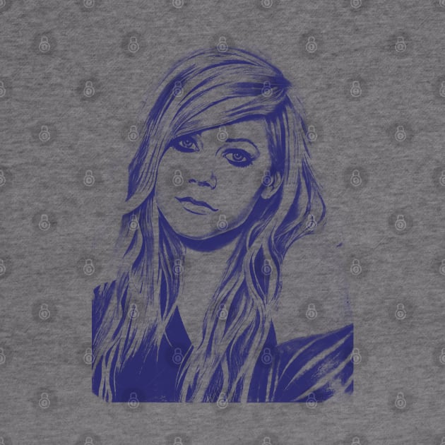 Avril Lavigne Blue Style vintage by nikobabin